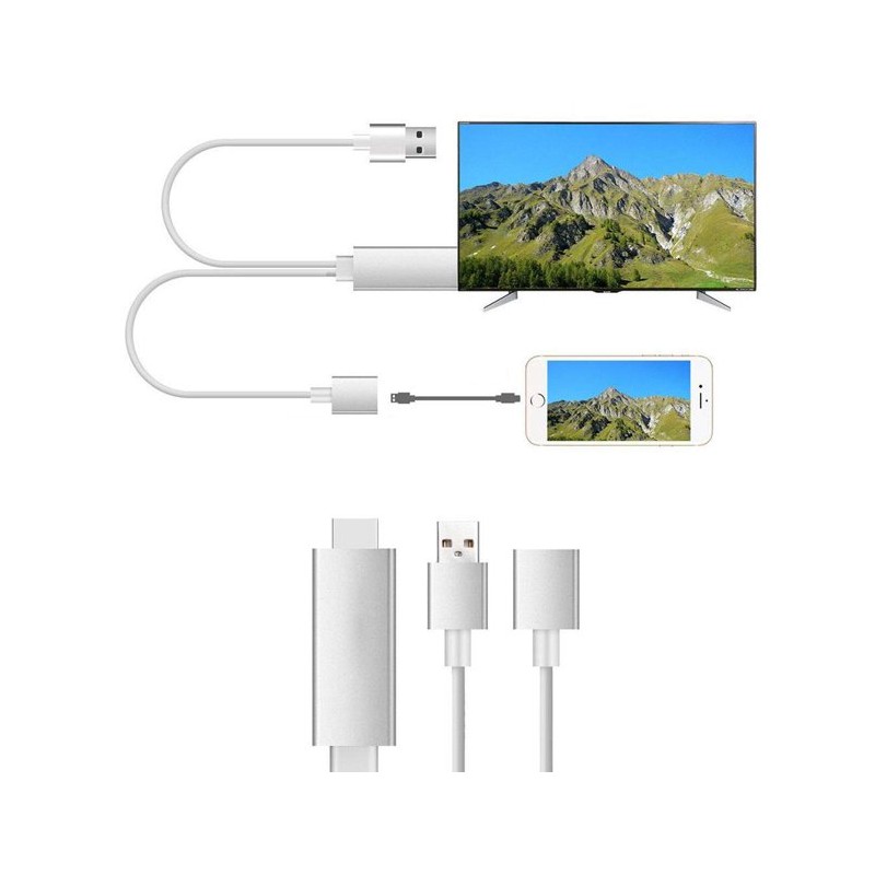 Câble de téléphone Lightning to HDMI, Votre iPhone Sur votre Tv