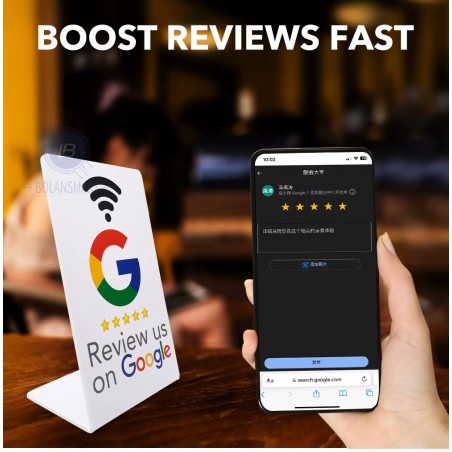 Carte NFC pour Avis Google – Boostez Vos Évaluations Rapidement