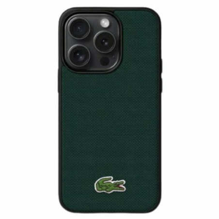 Lacoste iPhone 16 Pro Max étui rigide vert Iconic Original