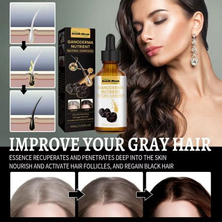 Sérum Anti-Cheveux Gris – Nourrit, Fortifie et Redonne de la Couleur