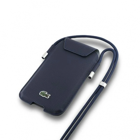 Lacoste Bag Navy – Pochette Universelle pour Téléphone