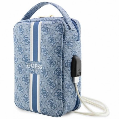 Guess Bag – Organizer 4G Printed Stripes (Blue/Pink)